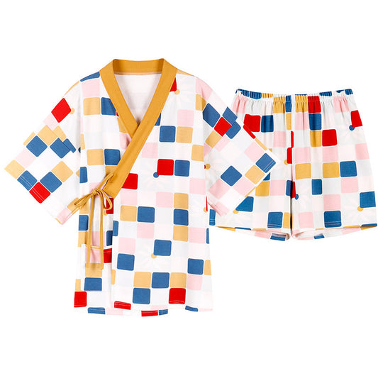 Wrapped Cardigan Japanese Style Kimono Pyjamas