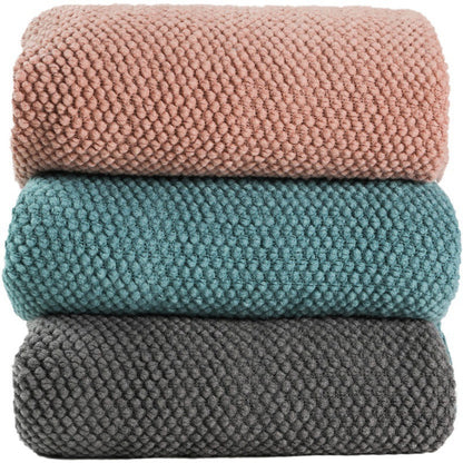 Knitted Hotel Style Solid Colour Blanket