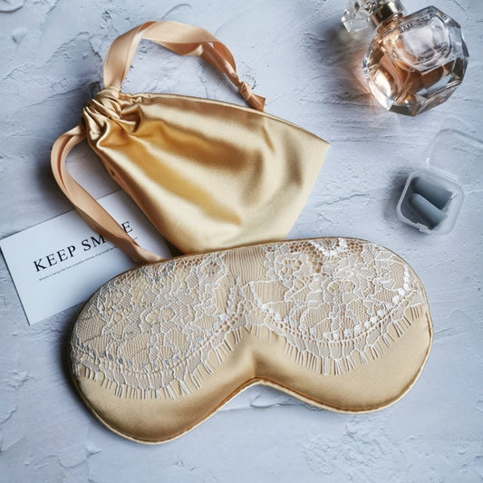 Lace & Silk Breathable Stylish Eye Mask