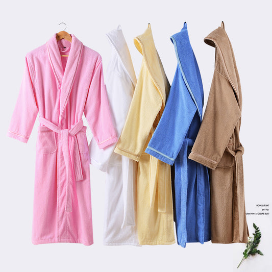Absorbent Cotton Toweling Robe