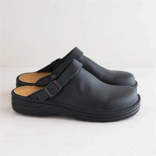 Men's Vegan Leather Casual Slipper