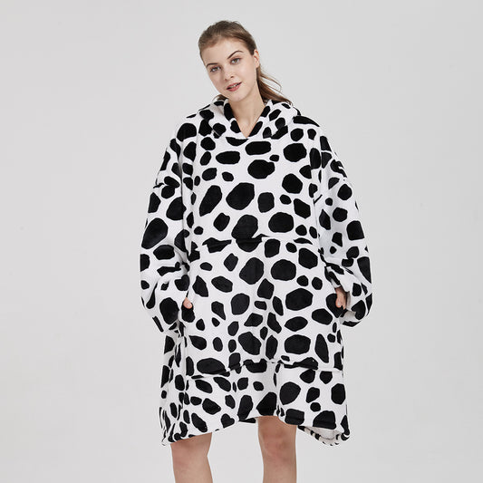 Faux Lamb's Wool Loose-fit Oversized Hoodie