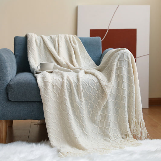 Nordic Sofa Knitted Throw